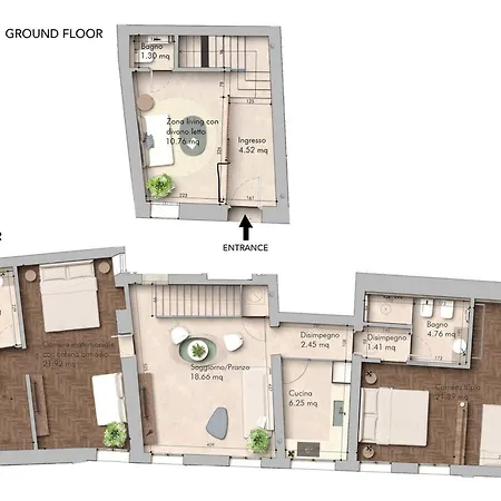Apartmán Rialto Prestige Canal View Benátky